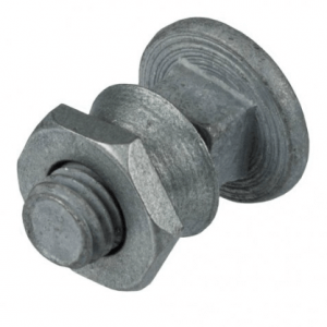 Button Head Bolts_Crash Barrier Bolts Hot dip Galvanized HDG from Intact360 fasteners India